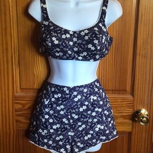 Vintage 60s play/bathing 2 piece suit